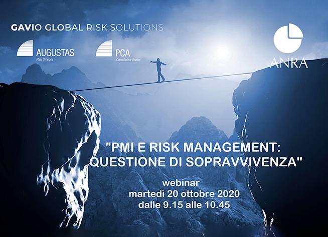 Webinar: analisi e soluzioni per il Risk Management delle Pmi - PCA Consultative Broker